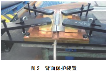 TC4鈦合金薄壁件手工TIG焊焊接保護(hù)系統(tǒng)設(shè)計(jì)與工藝試驗(yàn)，自主研制背面通氣銅墊板與正面拖罩保護(hù)裝置，有效抑制高溫氧化與氣孔未焊透缺陷接頭強(qiáng)度塑性及彎曲性能
