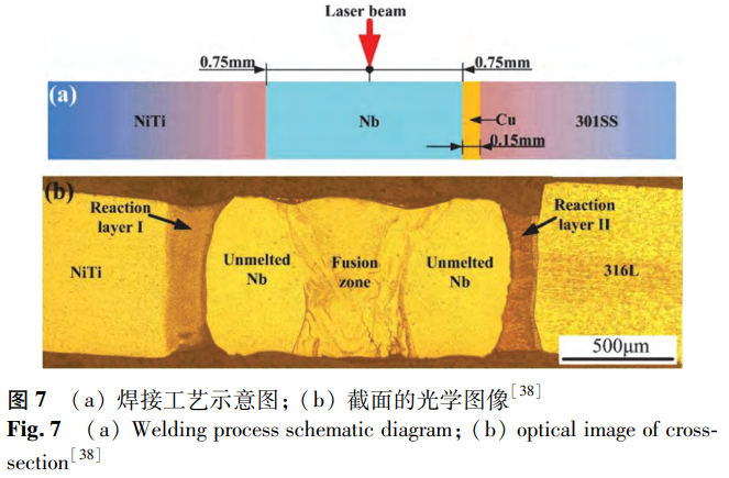 面向生物醫(yī)學與高端裝備應用：鎳鈦合金/不銹鋼異種焊接缺陷抑制、相組成調(diào)控及接頭服役性能提升技術研究進展與核心問題剖析